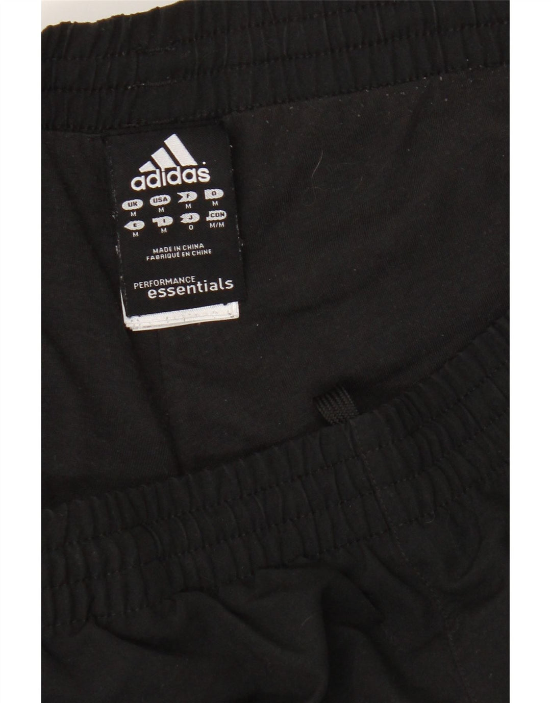Adidas Hombre Climalite Chándal Pantalones Joggers Mediano Negro Poliéster
