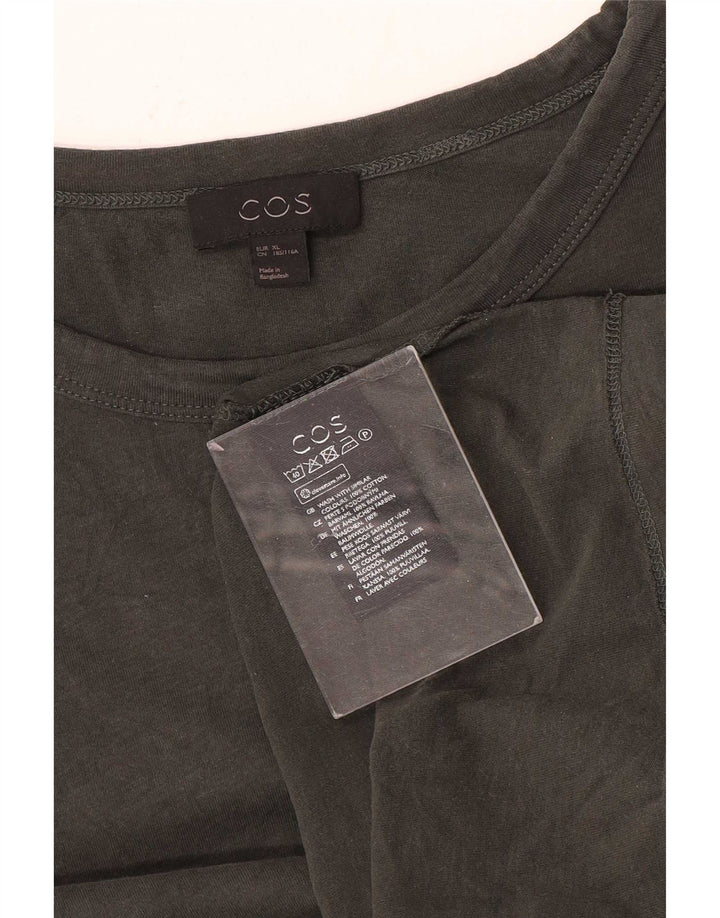 Cos Camiseta Hombre Top XL Algodón Gris