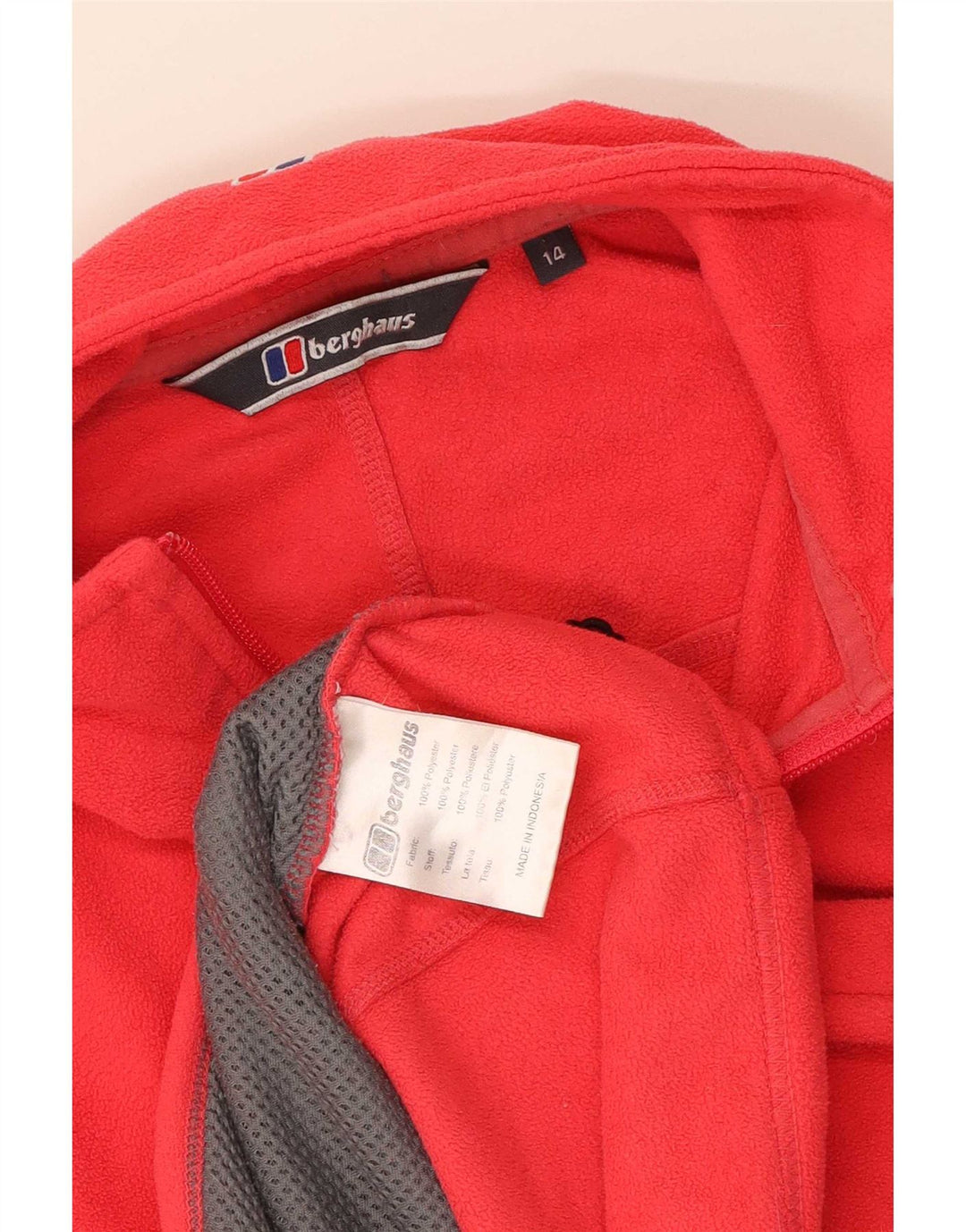 Berghaus Chaqueta polar para mujer UK 44 Poliéster rosa grande