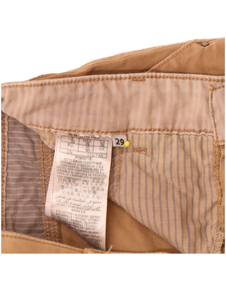 Minifalda Guess Mujer W29 Algodón Beige Medio