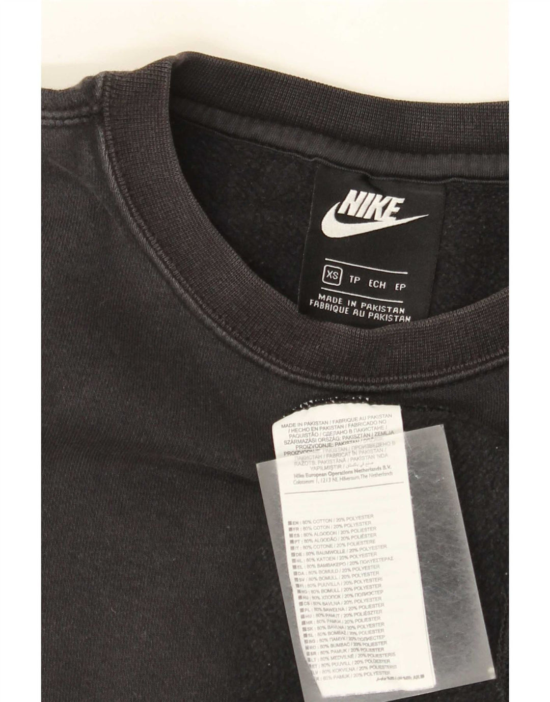 Sudadera Nike Hombre Jumper XS Negro Algodón