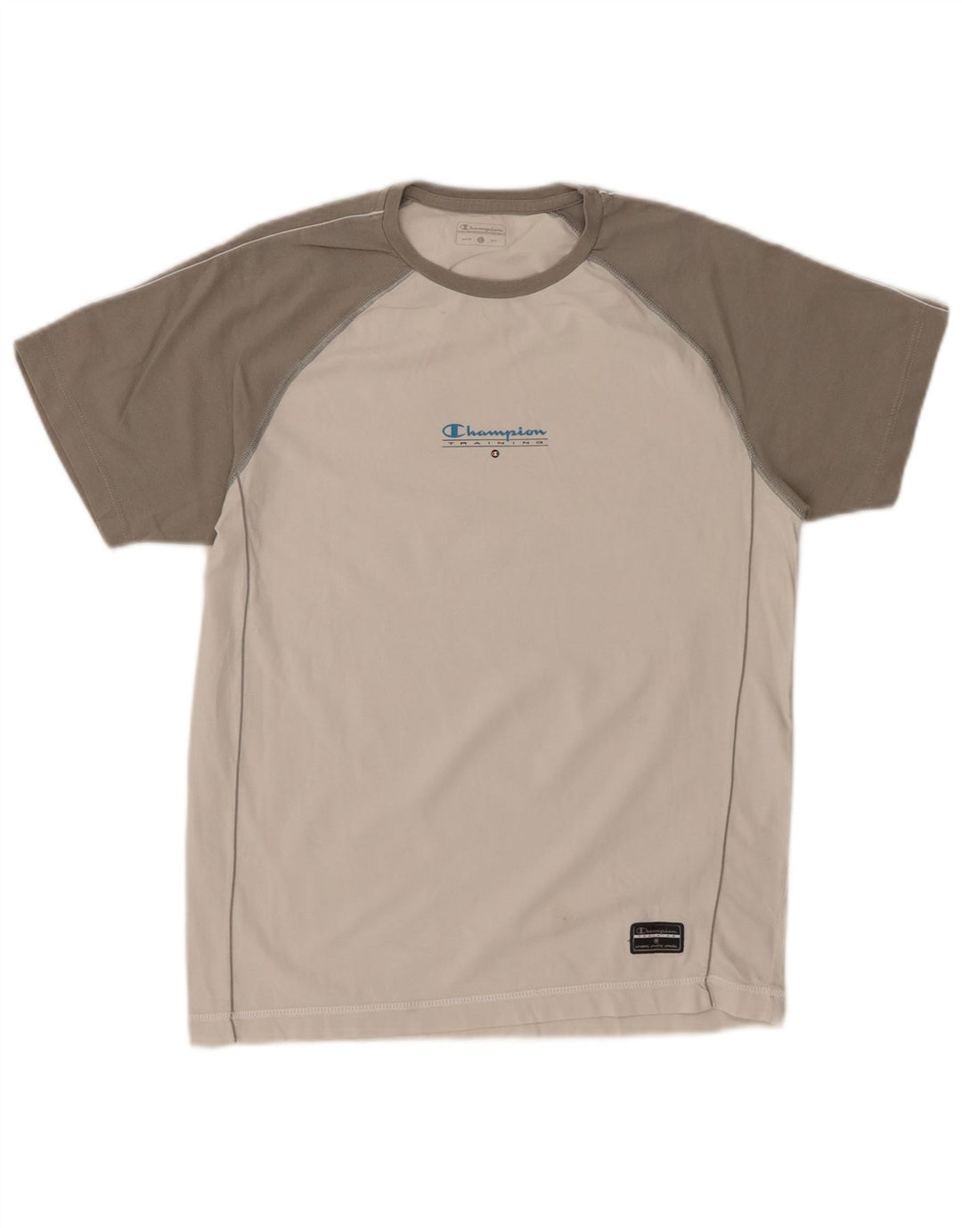 CHAMPION Camiseta para mujer Top UK 40 Grande Blanco Colorblock