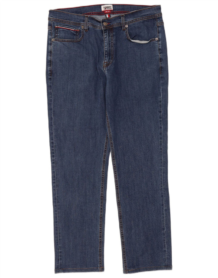Vaqueros Rectos Tommy Hilfiger Mujer W36 L28 Algodón Azul