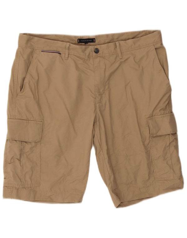 TOMMY HILFIGER Shorts cargo para hombre W38 XL Algodón beige