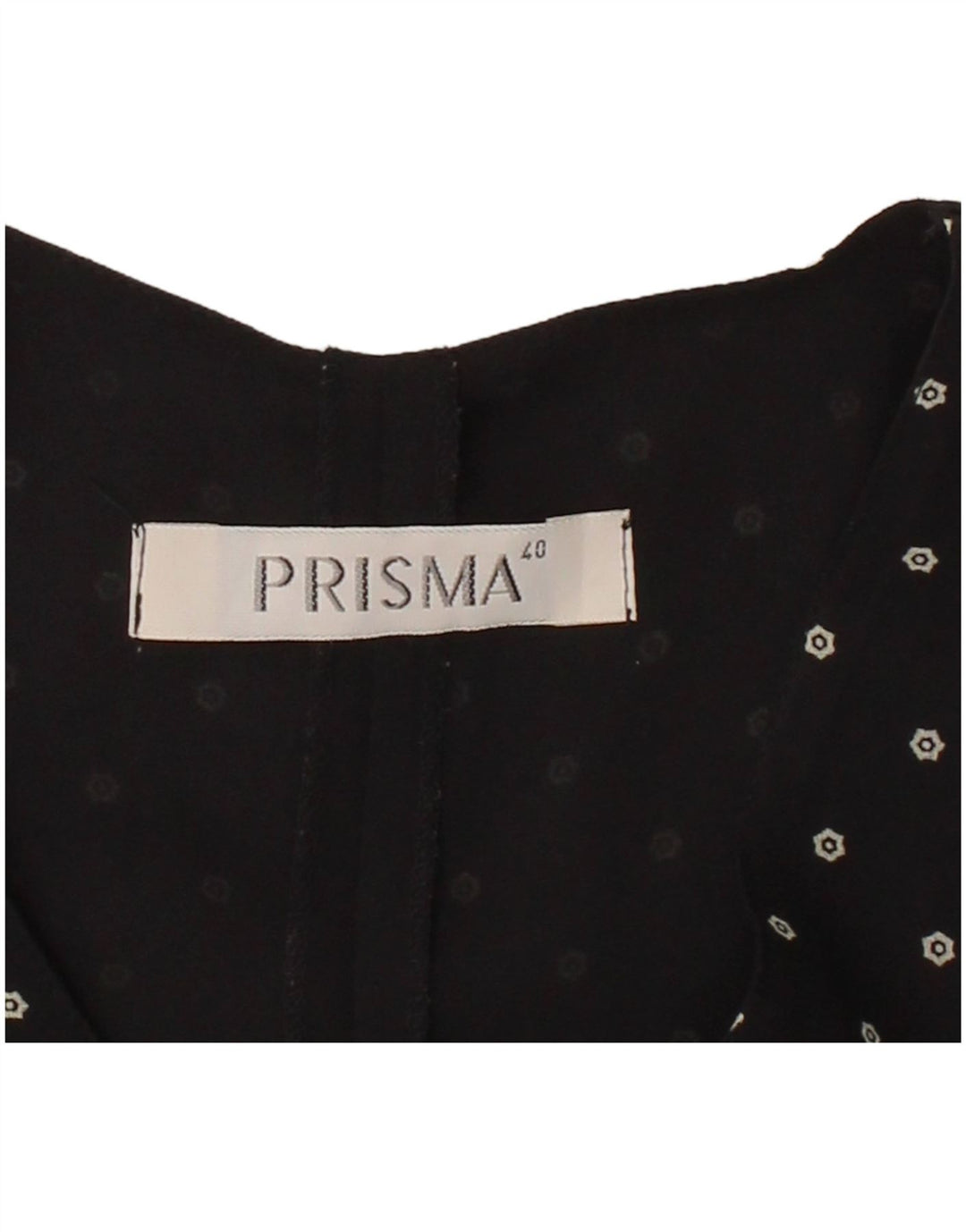 PRISMA Womens A-Line Dress IT 40 Small Black Floral