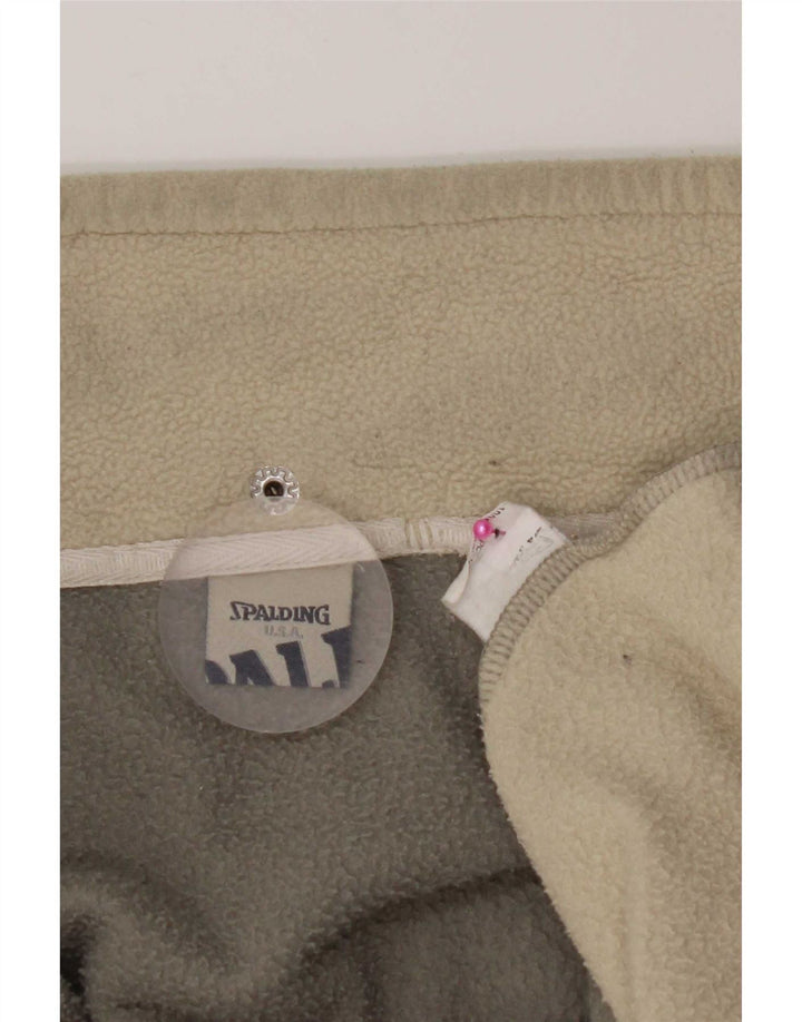 Spalding Mens Liner Fleece Jacket UK 42 XL Gris Colorblock Poliéster