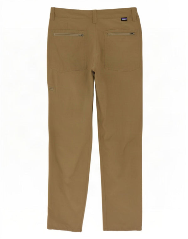 Pantalón Cargo Recto Patagonia Mujer W32 L30 Caqui