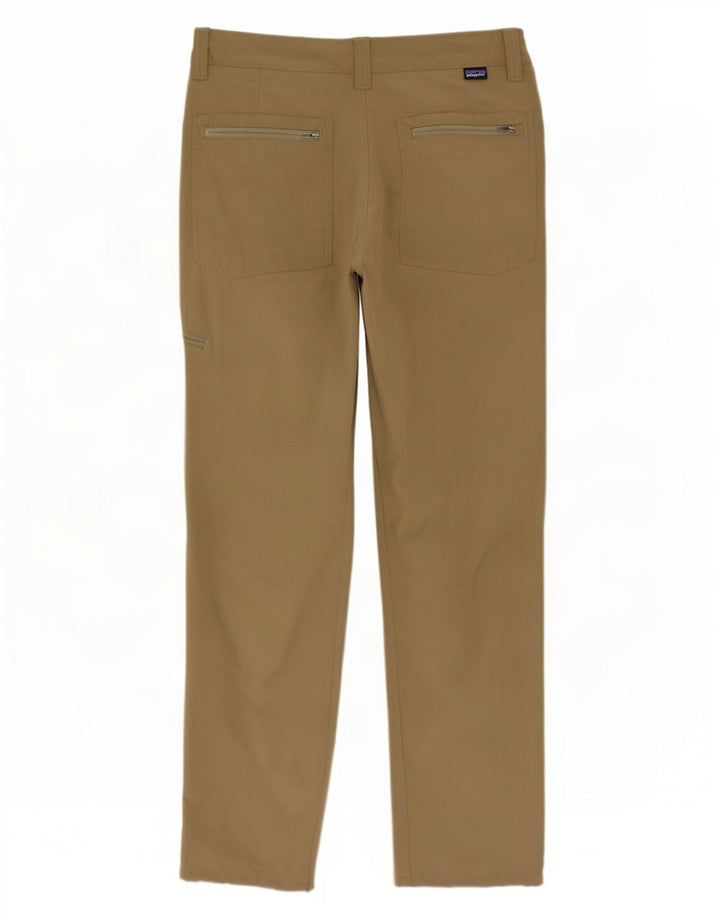Pantalón Cargo Recto Patagonia Mujer W32 L30 Caqui