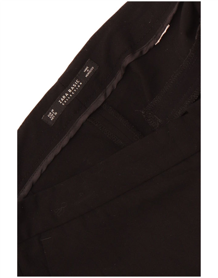 Zara Mujer Pantalones Cortos EU 40 Medium W32 L25 Negro