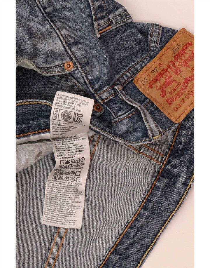 Levi's Mens 559 pantalones cortos de mezclilla W36 algodón azul grande