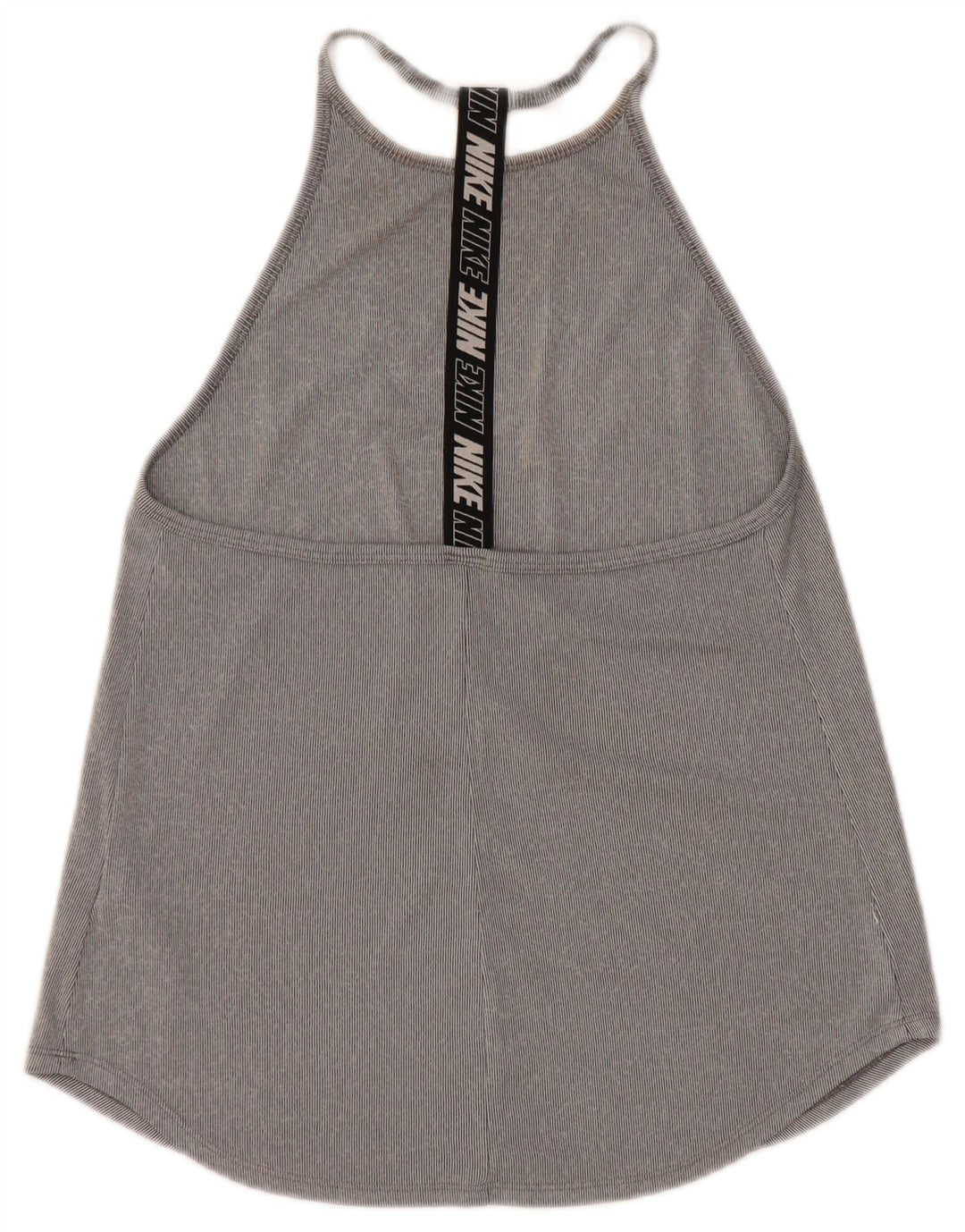 Nike Mujer Dri Fit Graphic Vest Top UK 8 Pequeño Gris Colorblock Poliéster