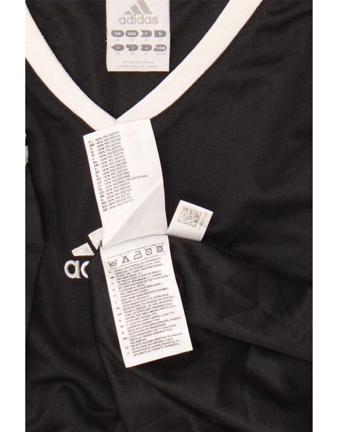 Camiseta Adidas Hombre Top Medium Negro Poliéster