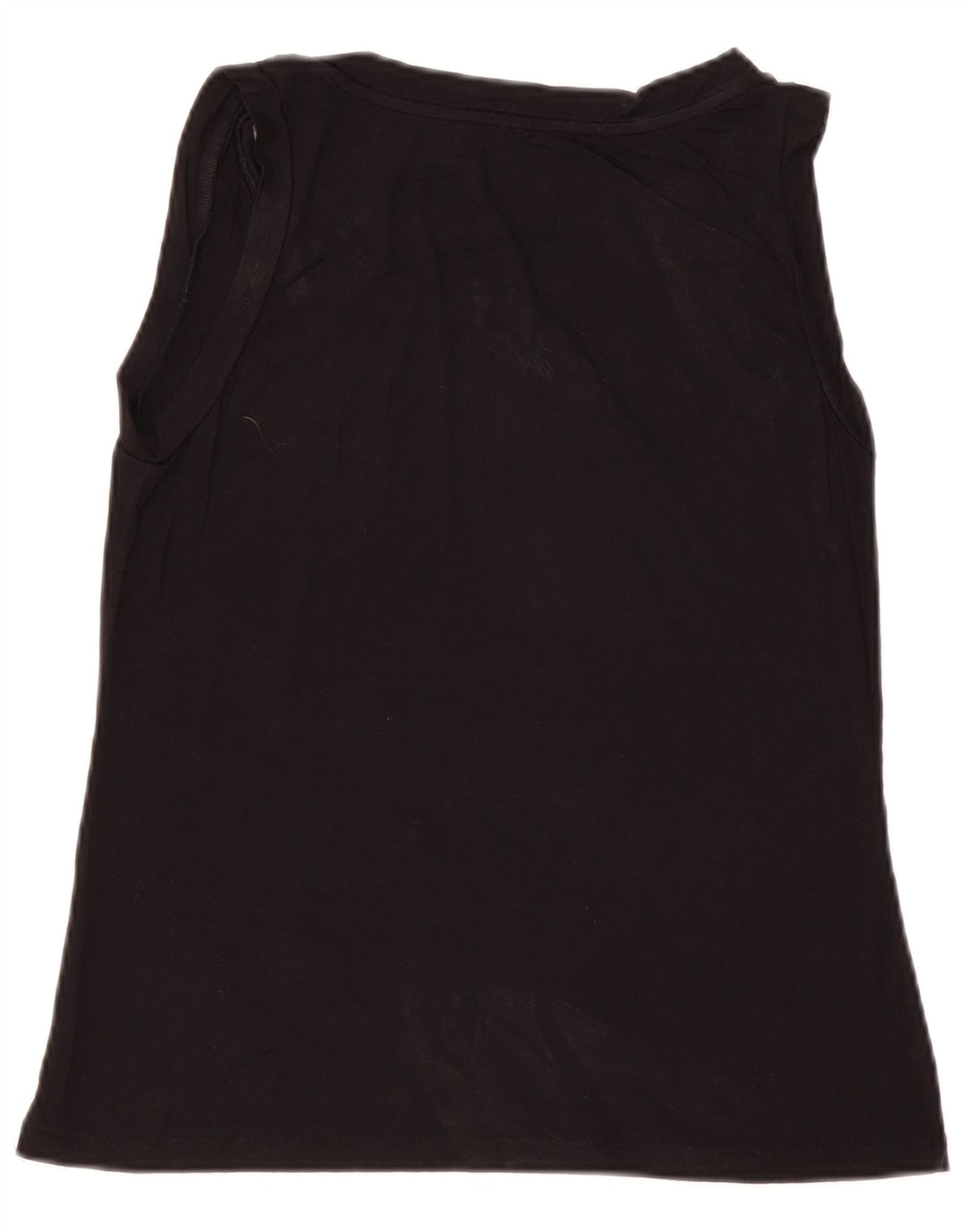 Liu Jo Top sin mangas gráfico para mujer UK 40 Medium Black