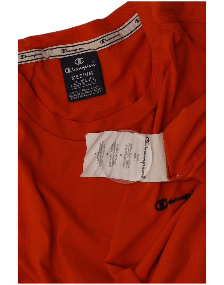 Champion Camiseta Hombre Top Medium Naranja Algodón