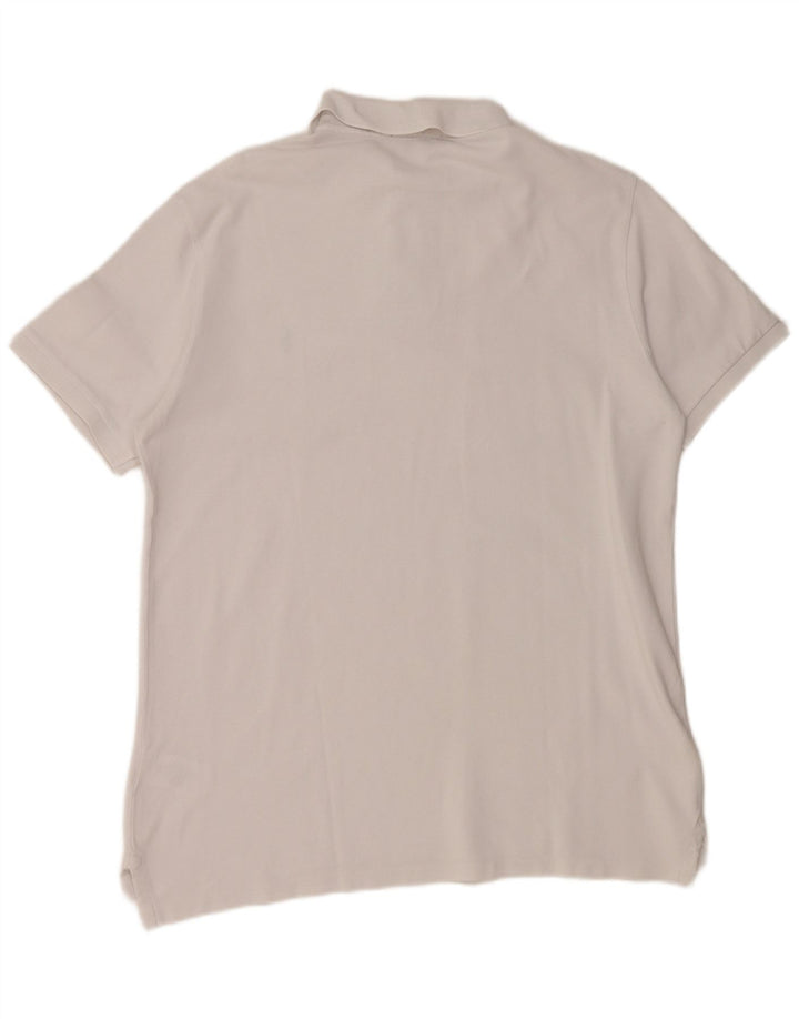 POLO RALPH LAUREN Polo ajustado personalizado para hombre Algodón blanco grande