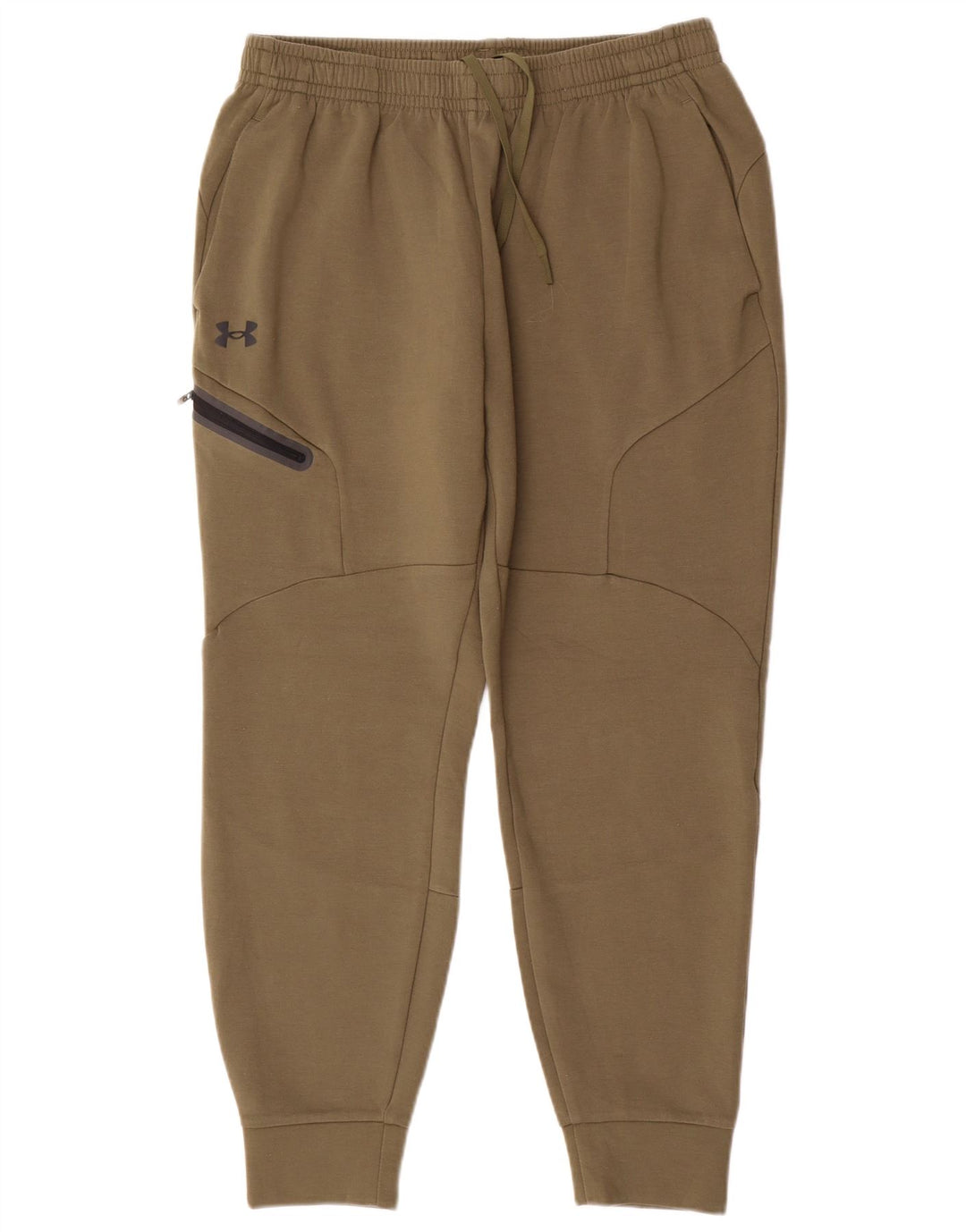 Under Armour Pantalones de chándal para hombre Joggers Large Caqui Poliéster