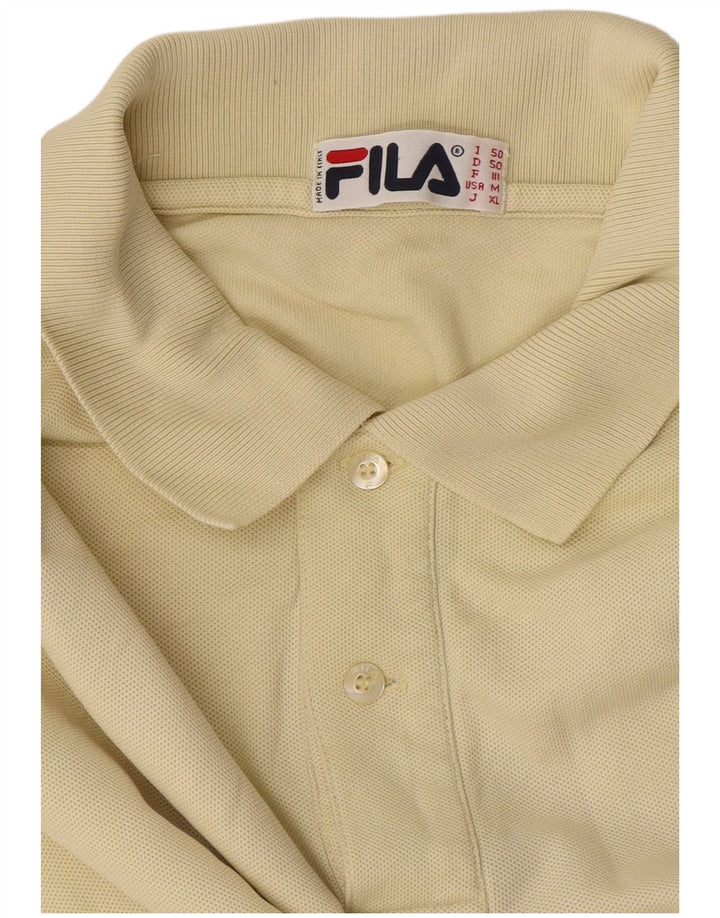 Fila Polo para hombre IT 50 grande amarillo