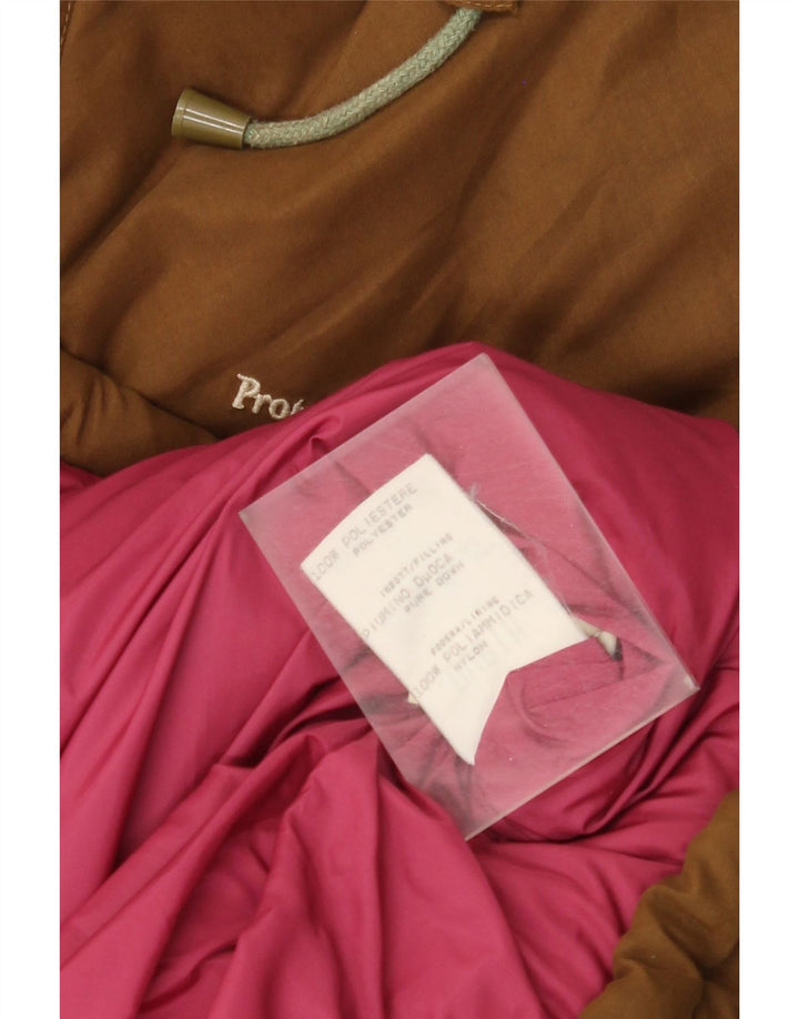 DUBIN Chaqueta acolchada con capucha para hombre IT 54 2XL Marrón Poliéster