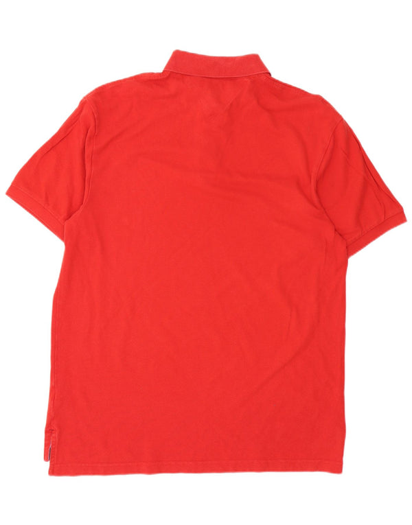 Polo Tommy Hilfiger para hombre de algodón rojo grande
