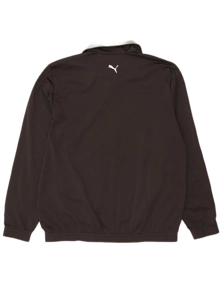 Puma Hombre Chándal Top Jacket XL Negro Colorblock Poliéster