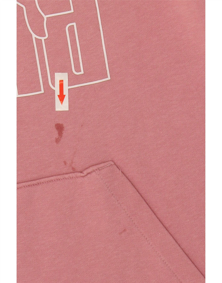 Sudadera Con Capucha Gráfica Puma Rosa Mediano |