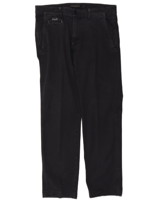 Harmont & Blaine Pantalón chino recto para hombre IT 52 XL W38 L30 Azul marino