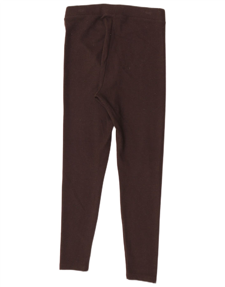 Marks & Spencer Leggings regulares para mujer UK 42 Poliéster marrón medio