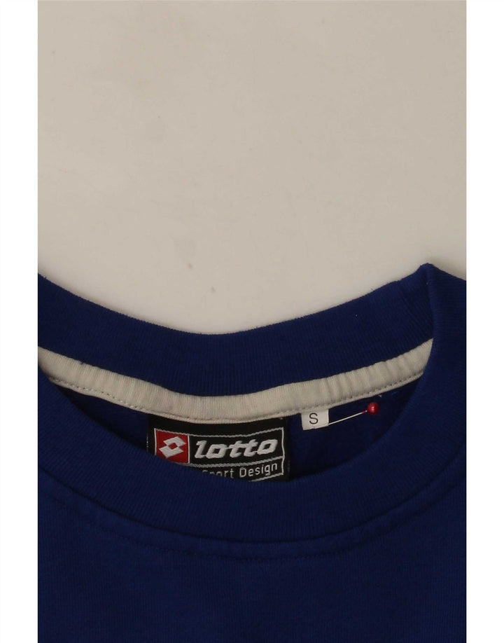 Lotto Hombre Sudadera Gráfica Jersey Pequeño Azul
