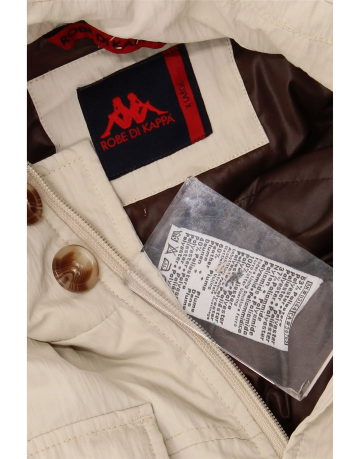Kappa Chaqueta acolchada para hombre ES 42 XL Poliéster beige