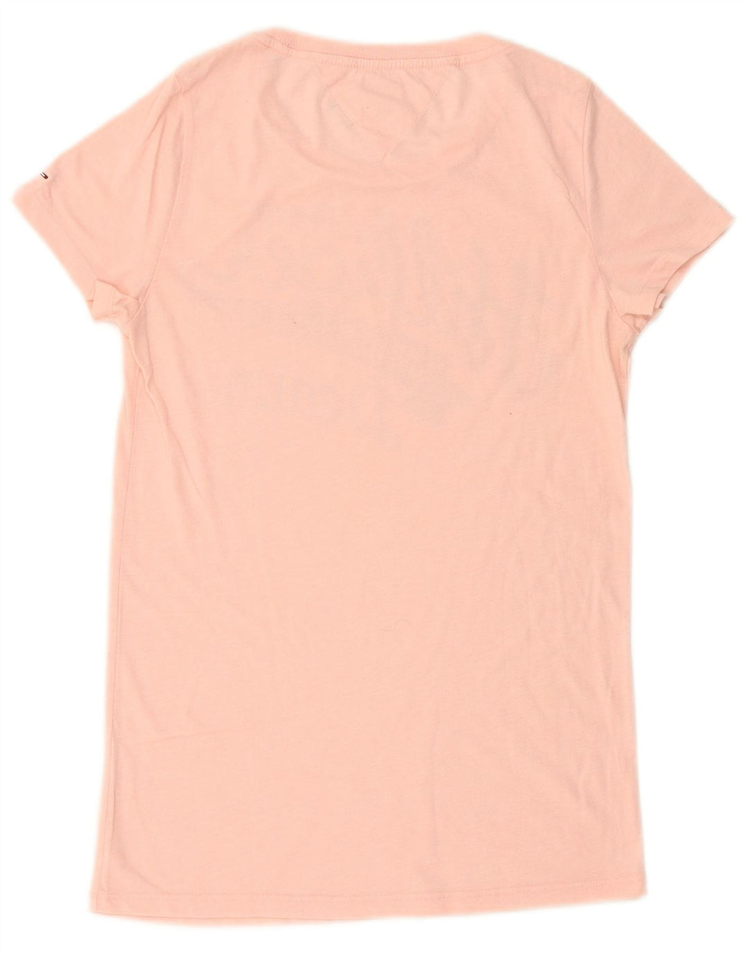 TOMMY HILFIGER Camiseta gráfica para mujer Top UK 40 Grande Rosa