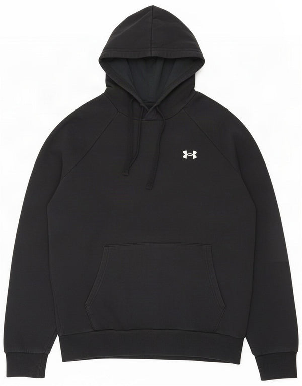 Under Armour Hombre Cold Gear Sudadera con capucha Jumper Medium Black Cotton