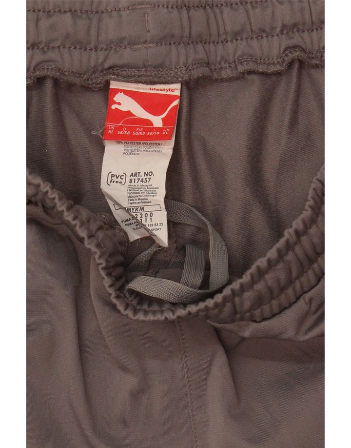 Puma Pantalón Chándal Hombre XL Gris Rayas Poliéster