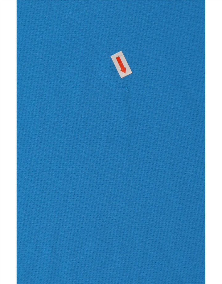 Adidas - Polo Climalite para hombre, poliéster, color azul grande