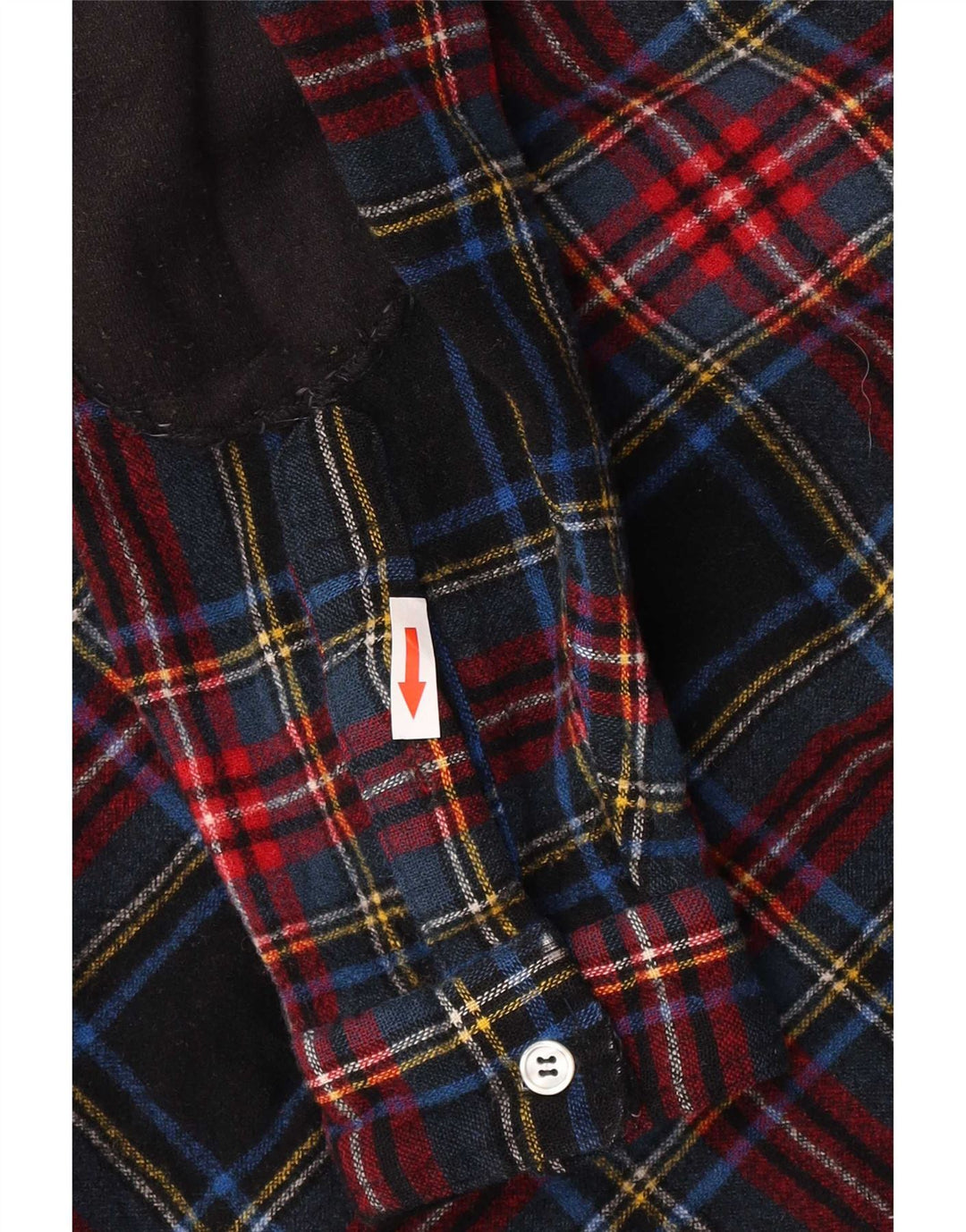 Camisa de franela para hombre Club Room Lana a cuadros multicolor grande