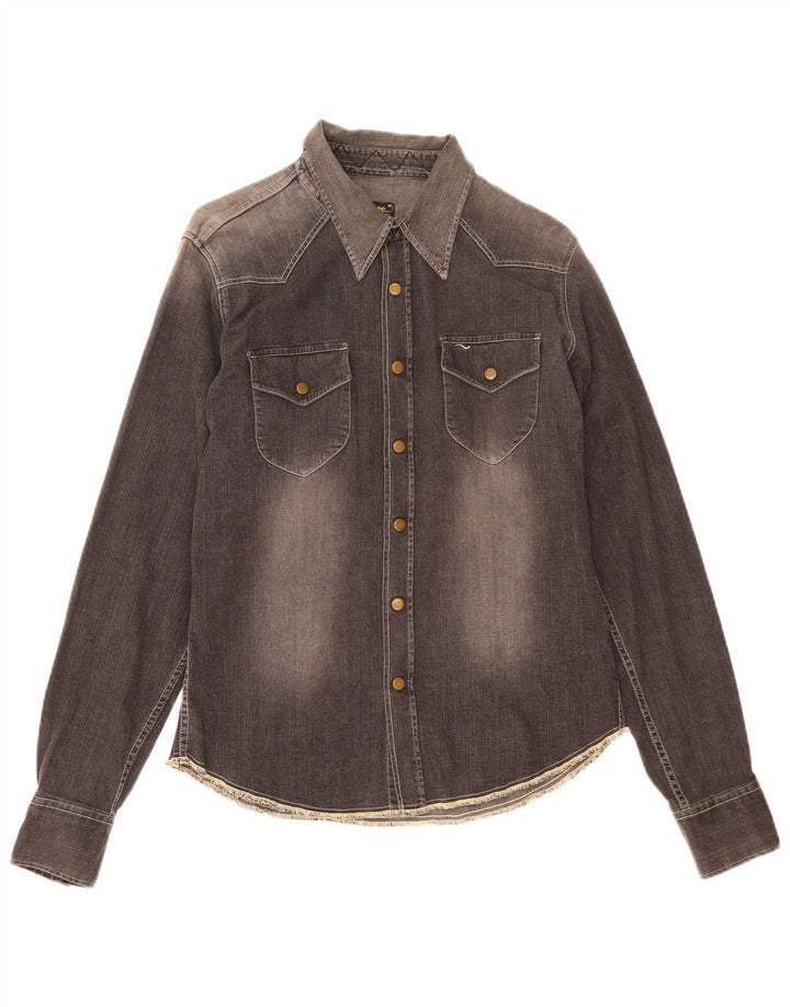 Camisa Vaquera Lee De Algodón Gris Medio |