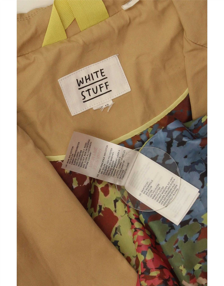 Gabardina para mujer White Stuff UK 44 Algodón beige medio