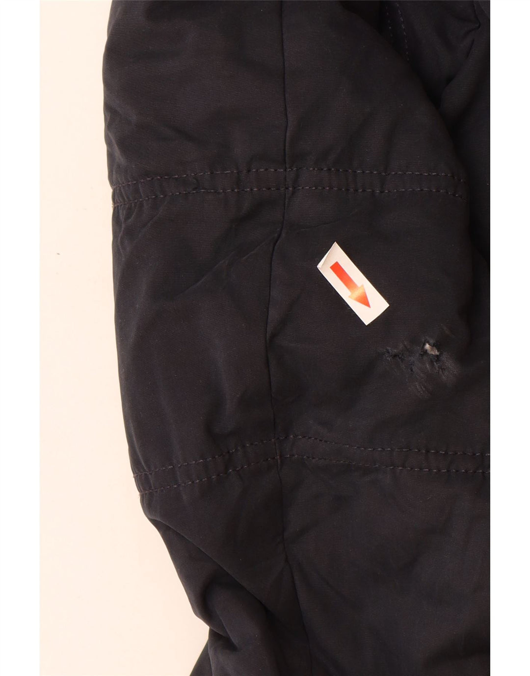 Abrigo acolchado con capucha para mujer Fat Face UK 8 Small Poliéster azul marino