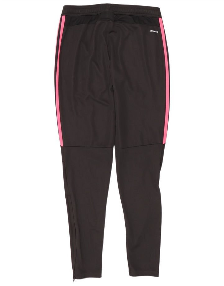 Adidas Mujer Climacool Chándal Pantalones UK 8/10 Pequeño Negro Poliéster