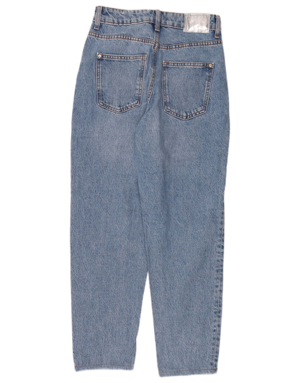 Zara Jeans Cónicos Para Mujer EU 34 XS W24 L26 Algodón Azul