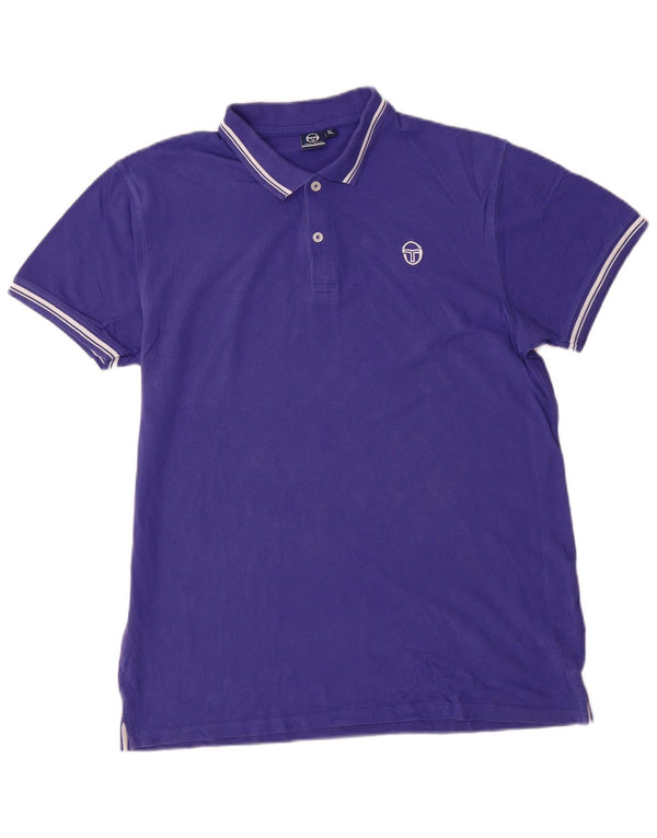 Sergio Tacchini Polo Hombre XL Algodón Morado