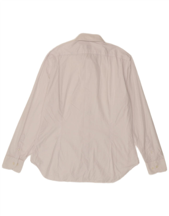 Armani Collezioni Camisa Hombre Talla 45 18 2XL Blanco