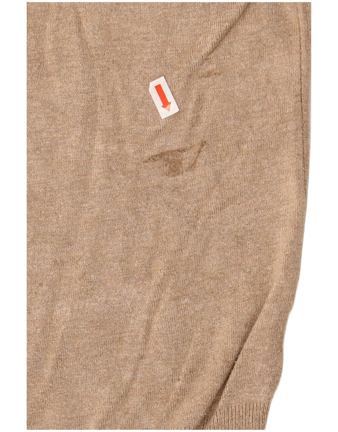 Zara - Jersey de cuello redondo para mujer, talla 40, color marrón medio