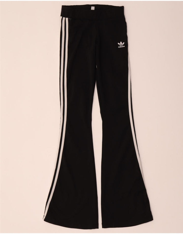 Adidas Leggings acampanados para mujer Reino Unido 8/10 Pequeño Poliéster negro