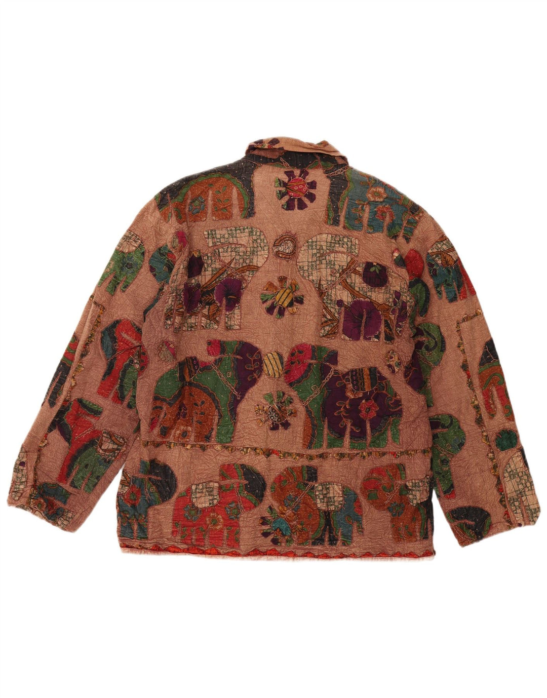 ORVIS Chaqueta de lona extragrande para mujer Reino Unido 14 Marrón medio Estampado animal