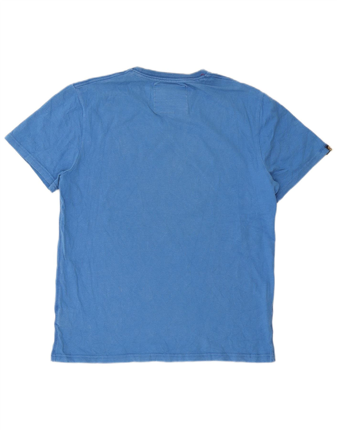 Superdry Camiseta gráfica para hombre Top 2XL Algodón azul