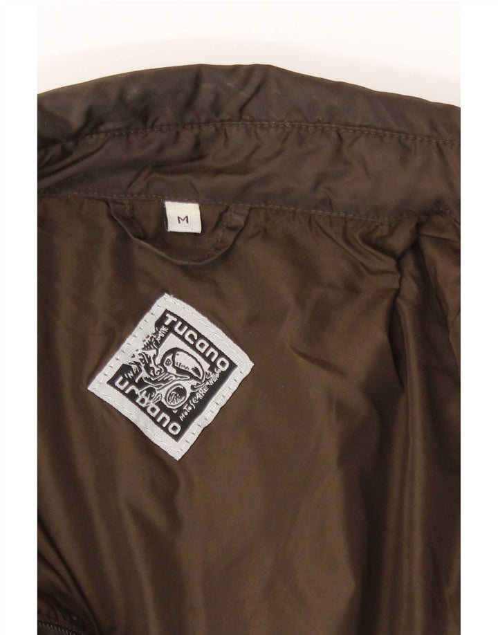 Tucano Urbano Chaqueta utilitaria para hombre UK 38 Medium Brown Nylon