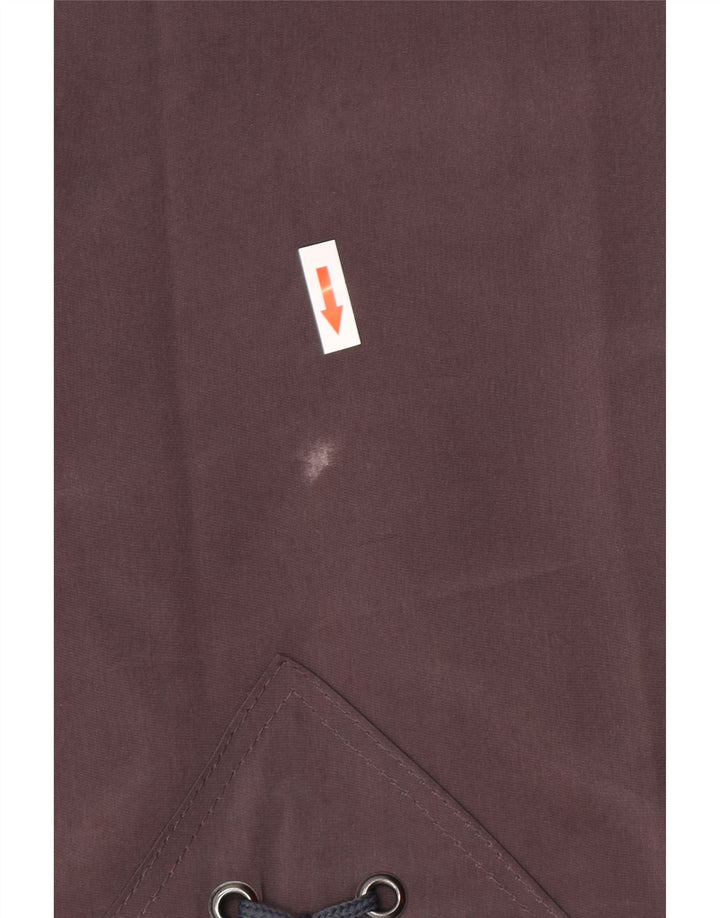 Vintage mujer abrigo de gran tamaño Reino Unido 18 XL Marrón
