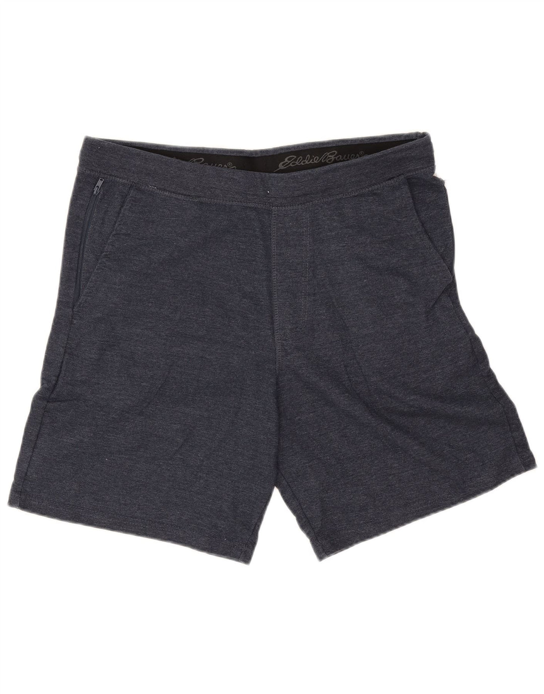 Eddie Bauer Pantalones cortos deportivos para hombre grande azul marino algodón