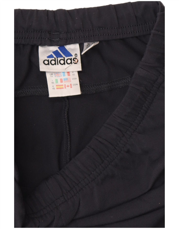 ADIDAS Pantalones de chándal para mujer UK 44 Grande Gris Poliéster