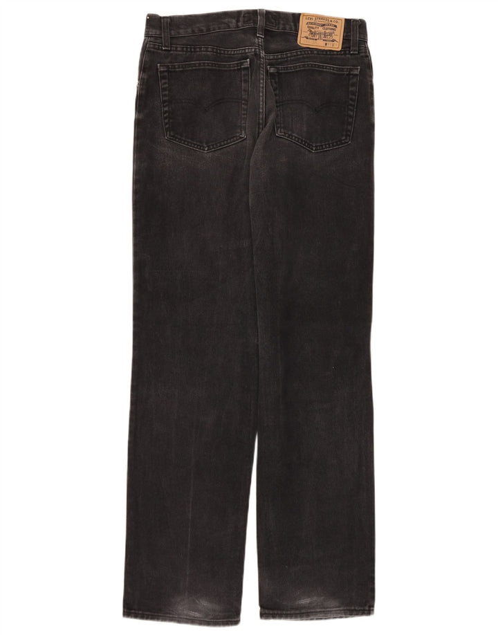Vaqueros rectos Levi's para hombre W33 L34 Algodón negro